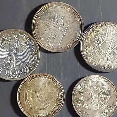 COLD WAR GERMAN COINS