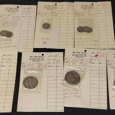 DIMES, QUARTERS, AND HALF DOLLARS 