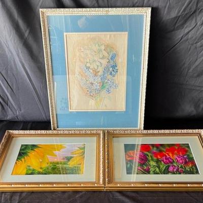 Three Beautiful Prints, Professionally Framed