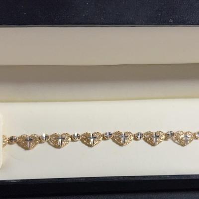 14 Karat Gold 7 Inch Bracelet