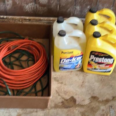 Automotive Fluids And Extension Cords 