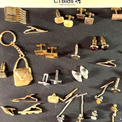 Cufflinks Tie Clasps Key Rings And Money Clip