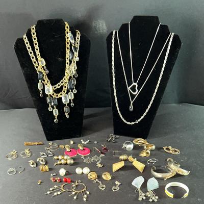 Necklaces And Pierced Earrings
