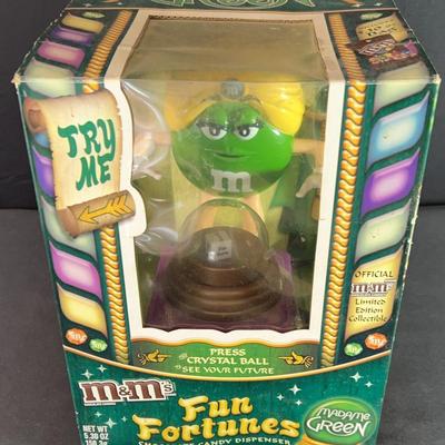 Vintage from the 1990's, M&M’s Fun Fortunes Chocolate Candy Dispenser Original Packaging Never Used