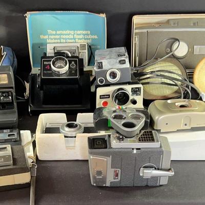 Vintage Bell and Howell, Kodak, Polaroid, and more cameras