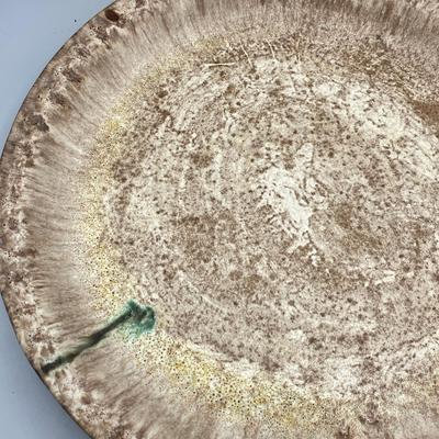 Large McCarty Fingerprint Rim Platter 