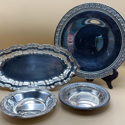 Reed & Barton Silver Plate Dishes 