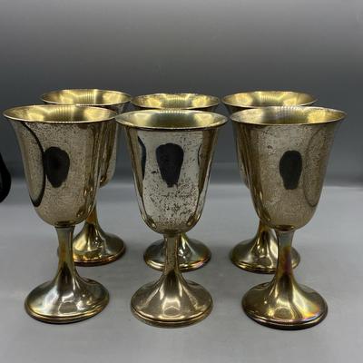 Rogers Sterling Silver Goblets 