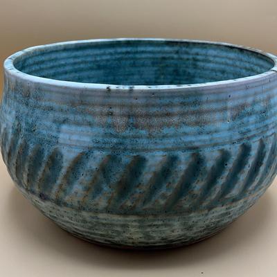 Peters Pottery Large Christening Bowl 