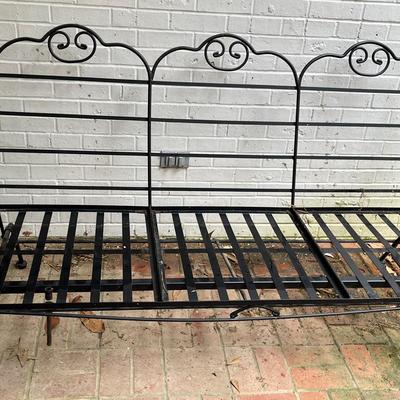 3 Seater Iron Garden Glider Couch