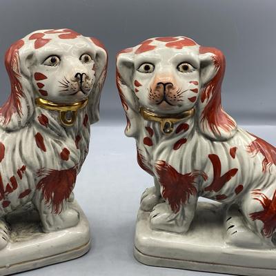Vintage Staffordshire Dogs Figurines