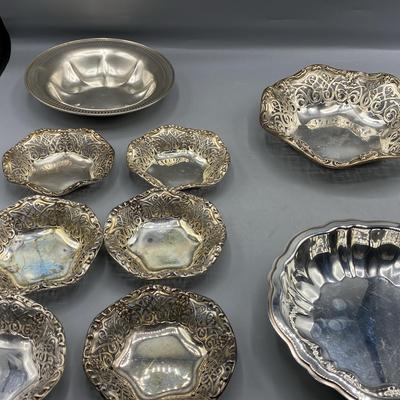 Sterling Silver Bonbon Trays 