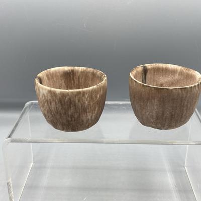 Set Of 2 Small Nutmeg Cups 