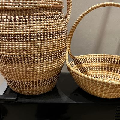 Sioux Pine Needle Baskets 