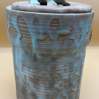 McCarty Pottery Animal Canister 