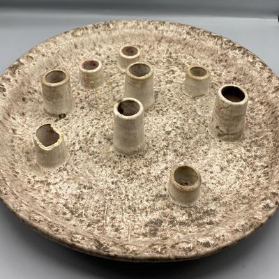 9 Pipe McCarty Candle Plate 