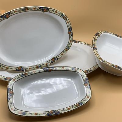 TK Thuny Thun Czechoslovakia Granada Serving Platters 