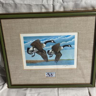 Signed Waterford Stamp Design By Jerry Johnson 