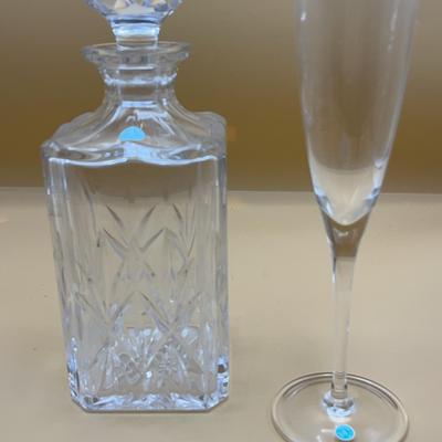 Tiffany & Co. Decanter And Wine Glass 