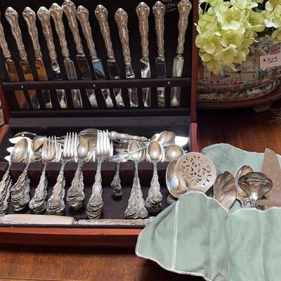 Gorham Sterling Silver Set With Serving Pieces & Case  
