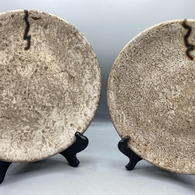 Vintage Nutmeg Dinner Plates 