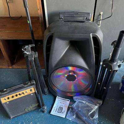 Starqueen Portable Speaker, & Epiphone 10S