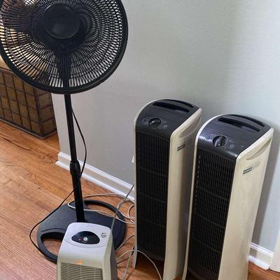 Floor Fans Featuring Sharper Image, Galaxy & Holmes