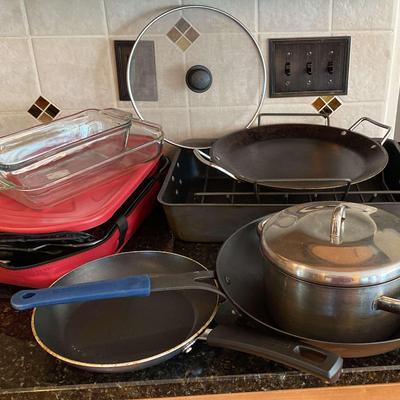 Roasting Pan, Wok, Casserole Dishes, More