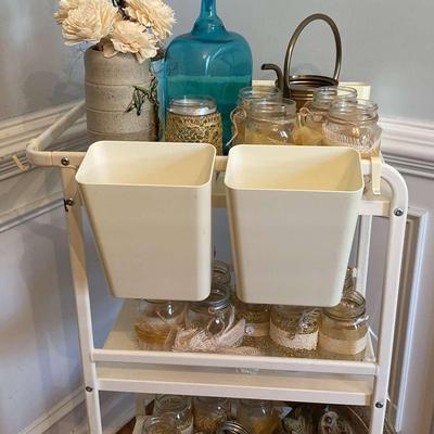 Beverage Cart & Decor