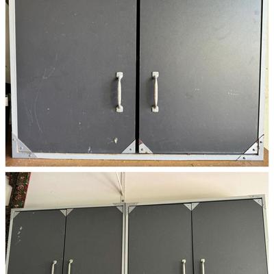 Three Garage Storage Cabinets