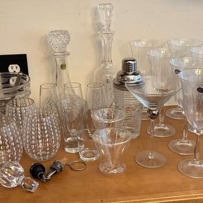 Bar Items Featuring Cristal D’Arques And Cristallerie Zwiesel