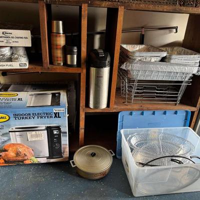 Entertaining Supplies Featuring Butterball Indoor Electric Turkey Fryer