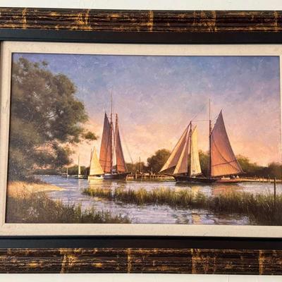 Framed “Rivers Way” By Don Demers 