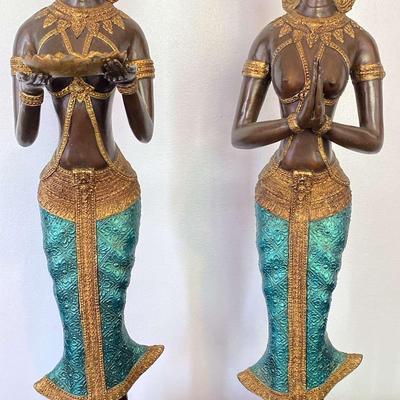 Bronze Thai Temple Guards