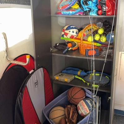 Sporting, Swimming, And Fishing Gear Featuring Signed Harlem Globetrotters Basketball