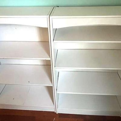 2 White Cabinets
