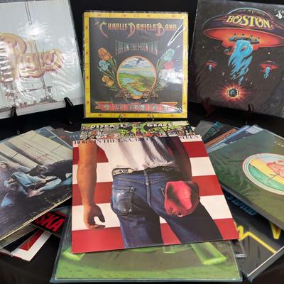 Vinyl Collection Featuring Bruce Springsteen, Boston & Chicago 