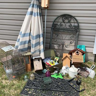 Outdoor Items Including Sprinklers And Birdhouses
