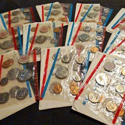 1970-1972 Uncirculated Coin Sets