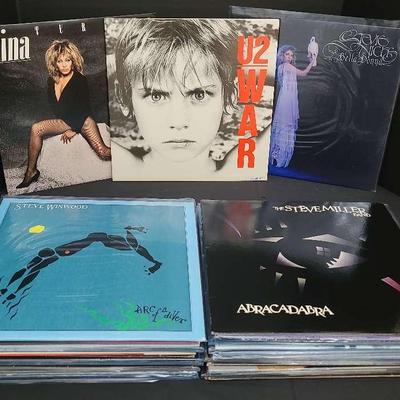 Vinyl Records Featuring U2, Tina Turner, And More