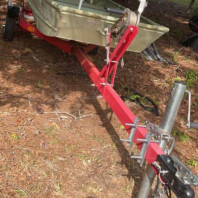 Jon Boat With Trailer And Motor
