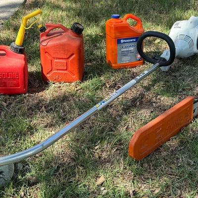STIHL Yard Tools With Oil And Gas Can 