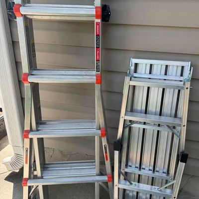 Rachet Leveler & Werner Platform Ladder 