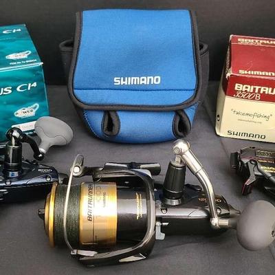 Three Shimano Fishing Reels 
