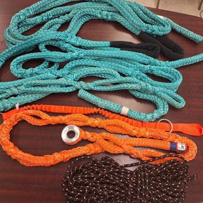 Climbing Equipment - Rope Logic Ultra Sling 3/4 x12' Tenex - 3/4x 7' Ultra Rigging Block 