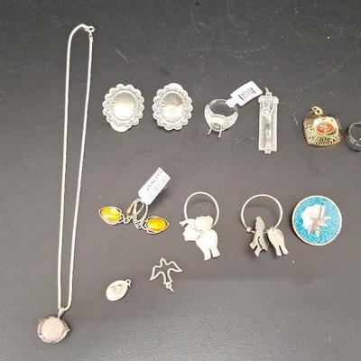 Lot of 925 Jewelry 58g 