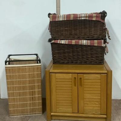Thomasville Nordica Danish Commode W/ Baskets 
