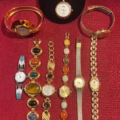 Timex, Gem Time, Armitron, Focus, and Fabergé Watches 