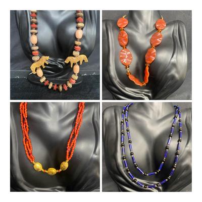 Costume Jewelry:  Beaded Necklaces