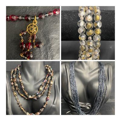Costume Jewelry:  Necklaces and Stretch Bracelets